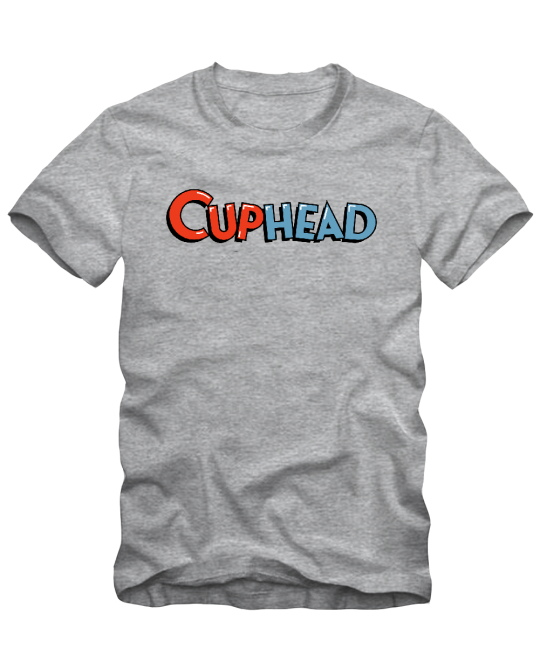 Marškinėliai Cuphead logo Marškinėliai Cuphead logo